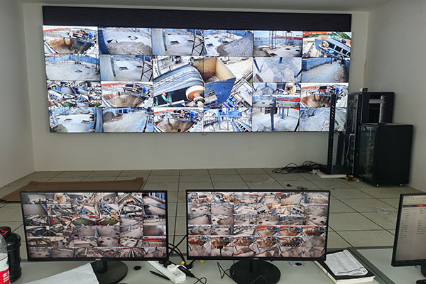 長沙開福區監控中心屏接屏效果2