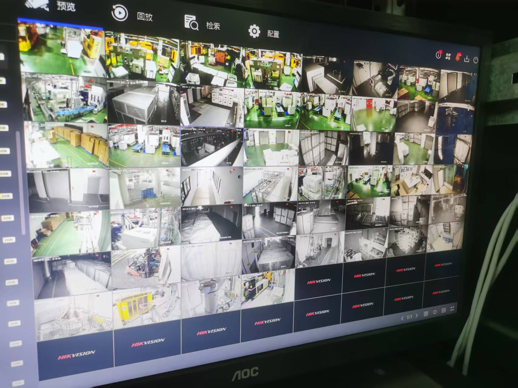 監控顯示器畫面圖片